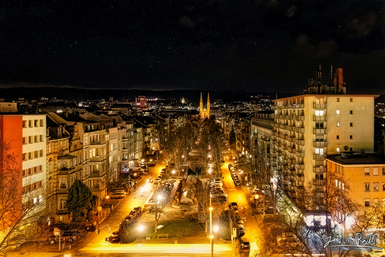 Wiesbaden bei Nacht