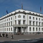 Wiesbaden: Blick auf das alte Rathaus und Schloß, heute Hessischer Landtag