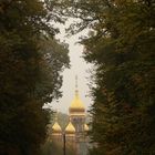 Wiesbaden, Blick vom Neroberg im Herbst 