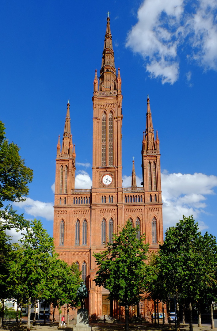 Wiesbaden - Kirche am Marktplatz