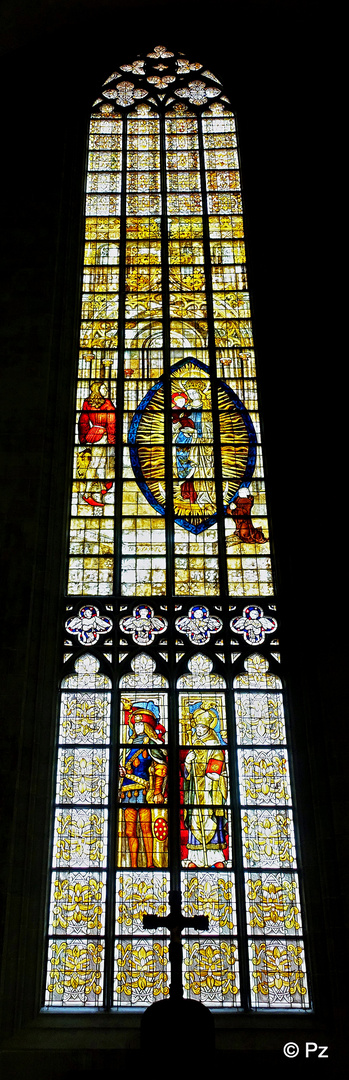 Wiesenkirche – Soest: Fenster im Seitenschiff ...