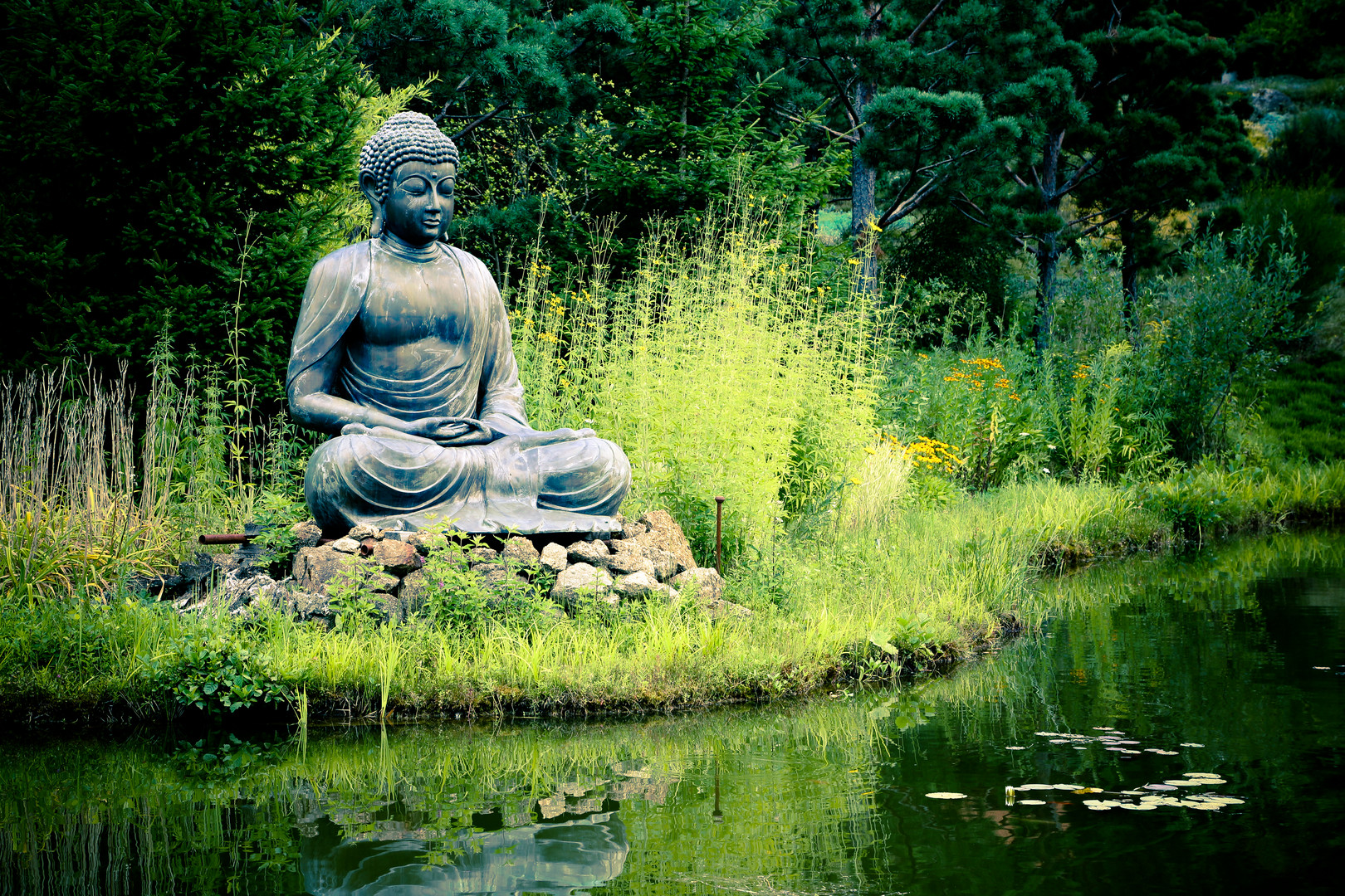 Wiesent Nepal Himalaja Pavillon Buddha