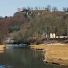 Wiesentschwimmbad im Winter