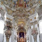 Wieskirche in Steingaden Blick zum Altar