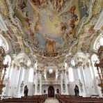 Wieskirche in Steingaden Blick zur Orgel