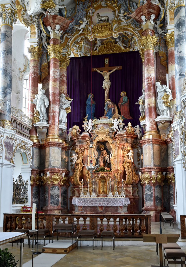 Wieskirche in Steingaden Hauptaltar