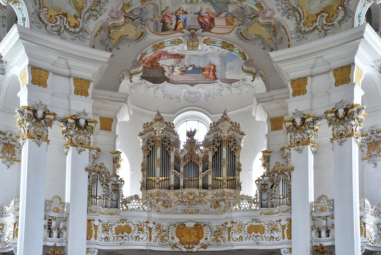 Wieskirche in Steingaden Orgelprospekt