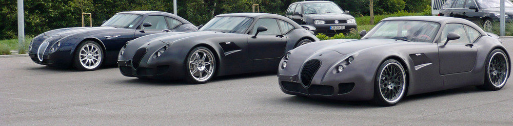 Wiesmann GT's. Oder mein kleiner Golf schaut etwas traurig aus