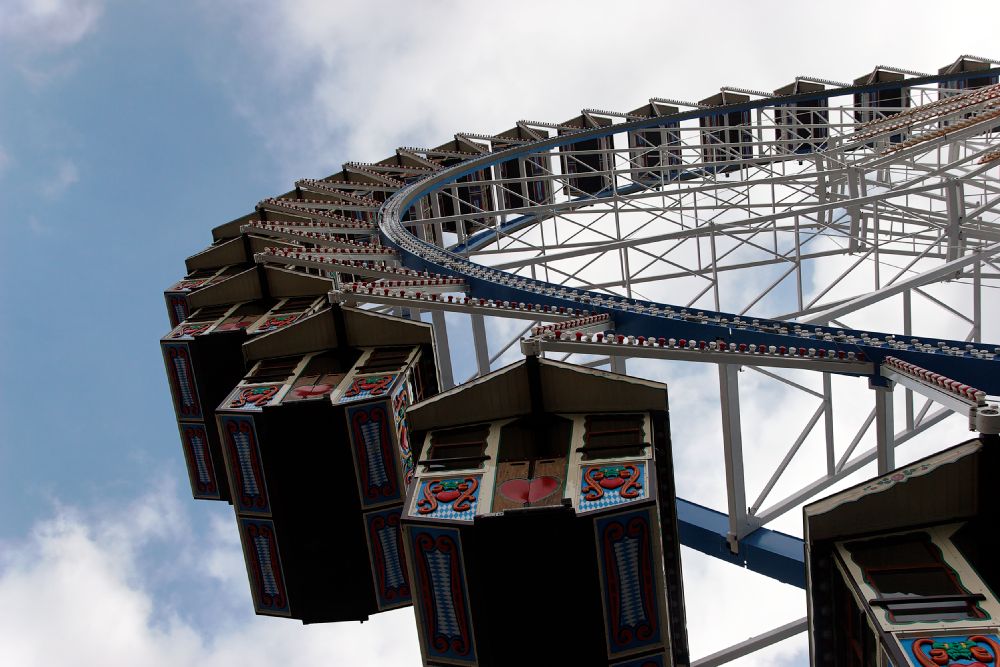 Wiesn 2009 - Das Riesenrad steht (noch) - Teil 3