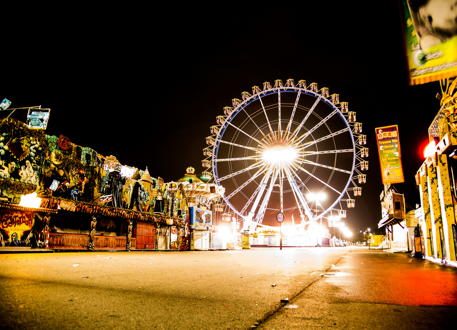 Wiesn 2013 bei Nacht