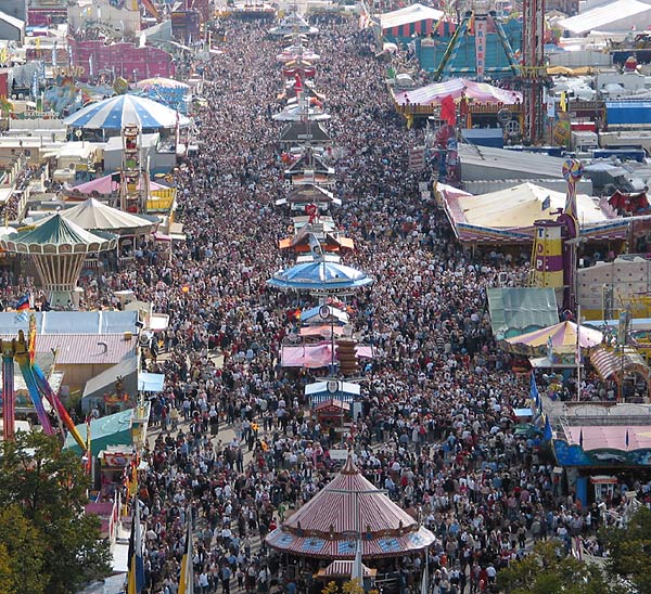 Wiesn von oben