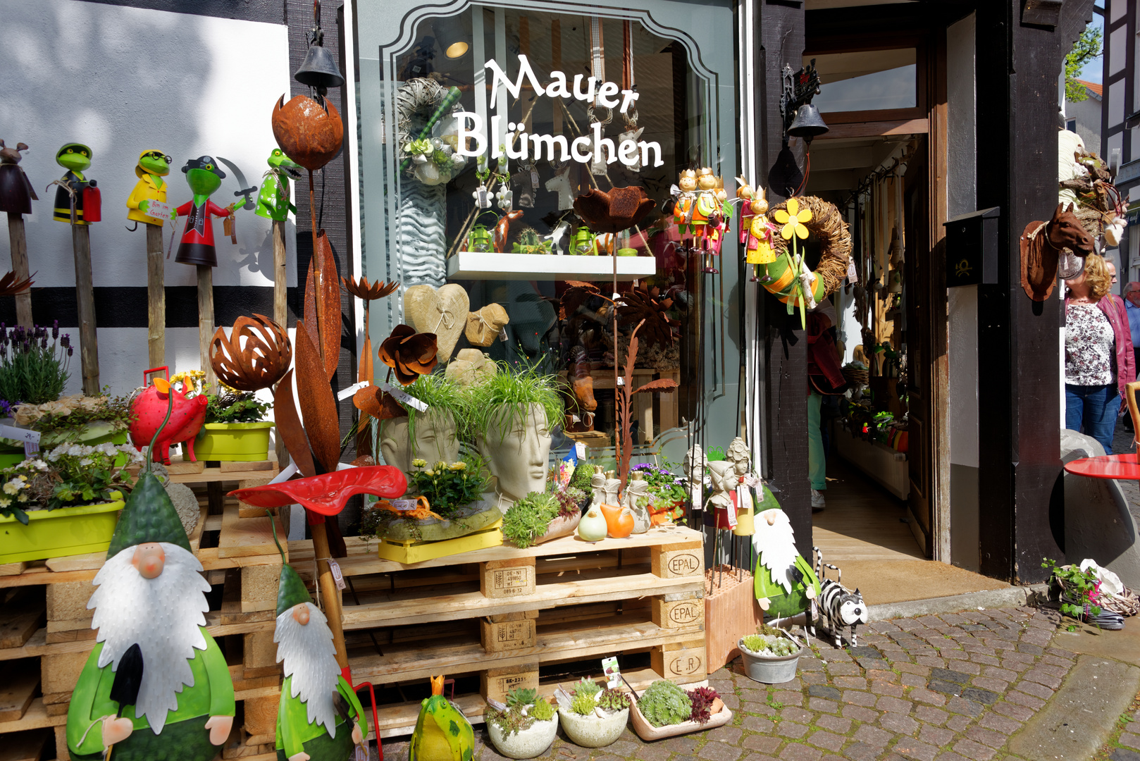 Wieso Mauer Blümchen?