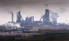 Wijk aan Zee - Bosweg - View on Tata Steel Blast-Furnace - 03