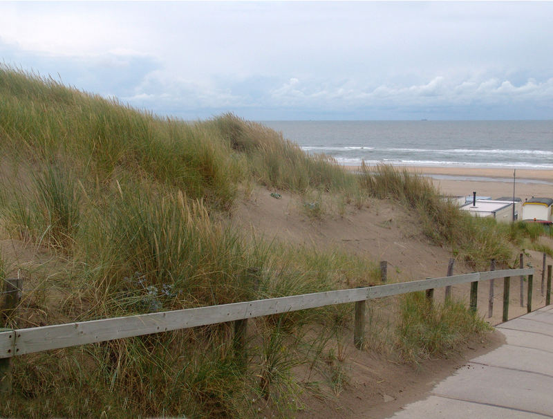 Wijk aan Zee, Holland 2006 runter zum Strand