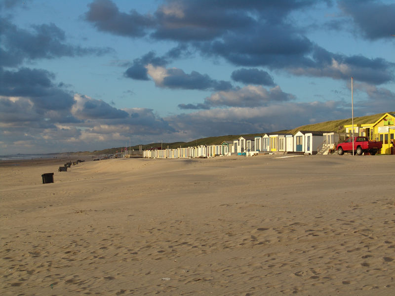 Wijk aan Zee, Holland 2006 Strandhaus in den Dünen