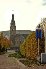 Wijlre - Stationsweg - Sint-Gertrudiskerk