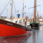 Wiking und Pippilotta im Museumshafen Kappeln an der Schlei