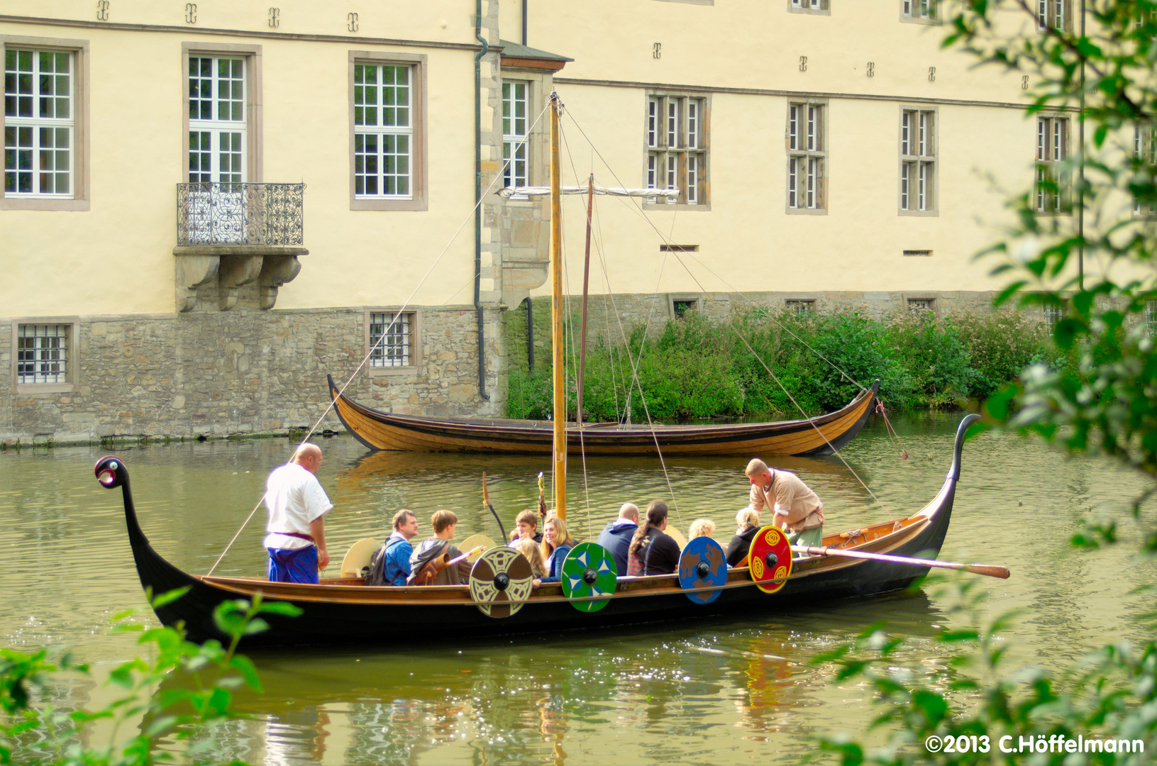 Wikinger eroberten unser Schloss