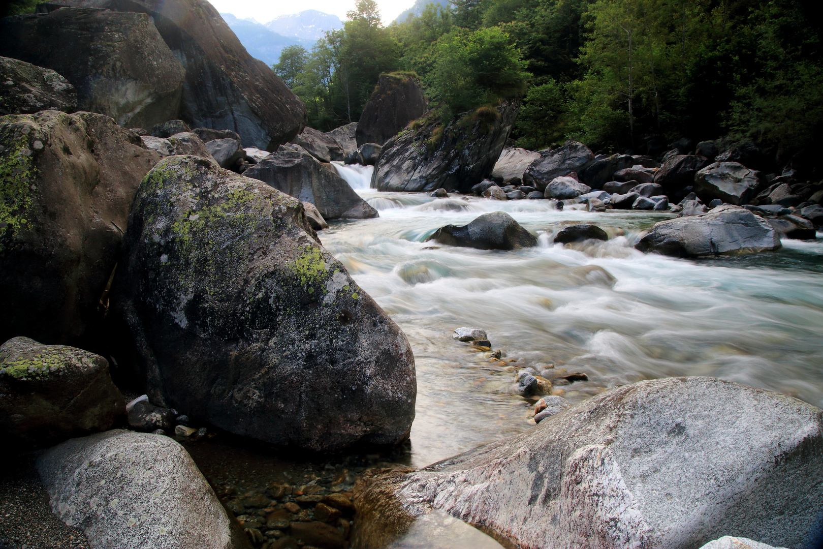 Wildbach Bavona (Tessin)