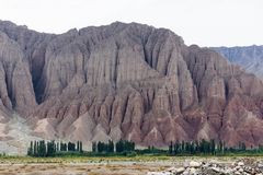 Wilde Felslandschaft am Karakorum Highway...