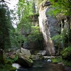 Wilde Klamm im Elbsandsteingebirge