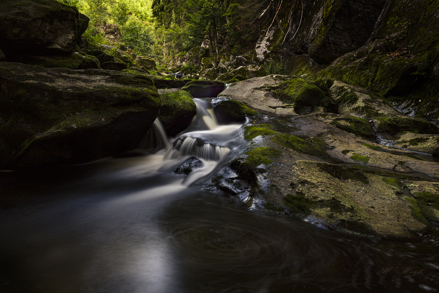 Wilde Wasser in der Steinklamm