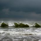 Wilde Wellen vor Langeoog