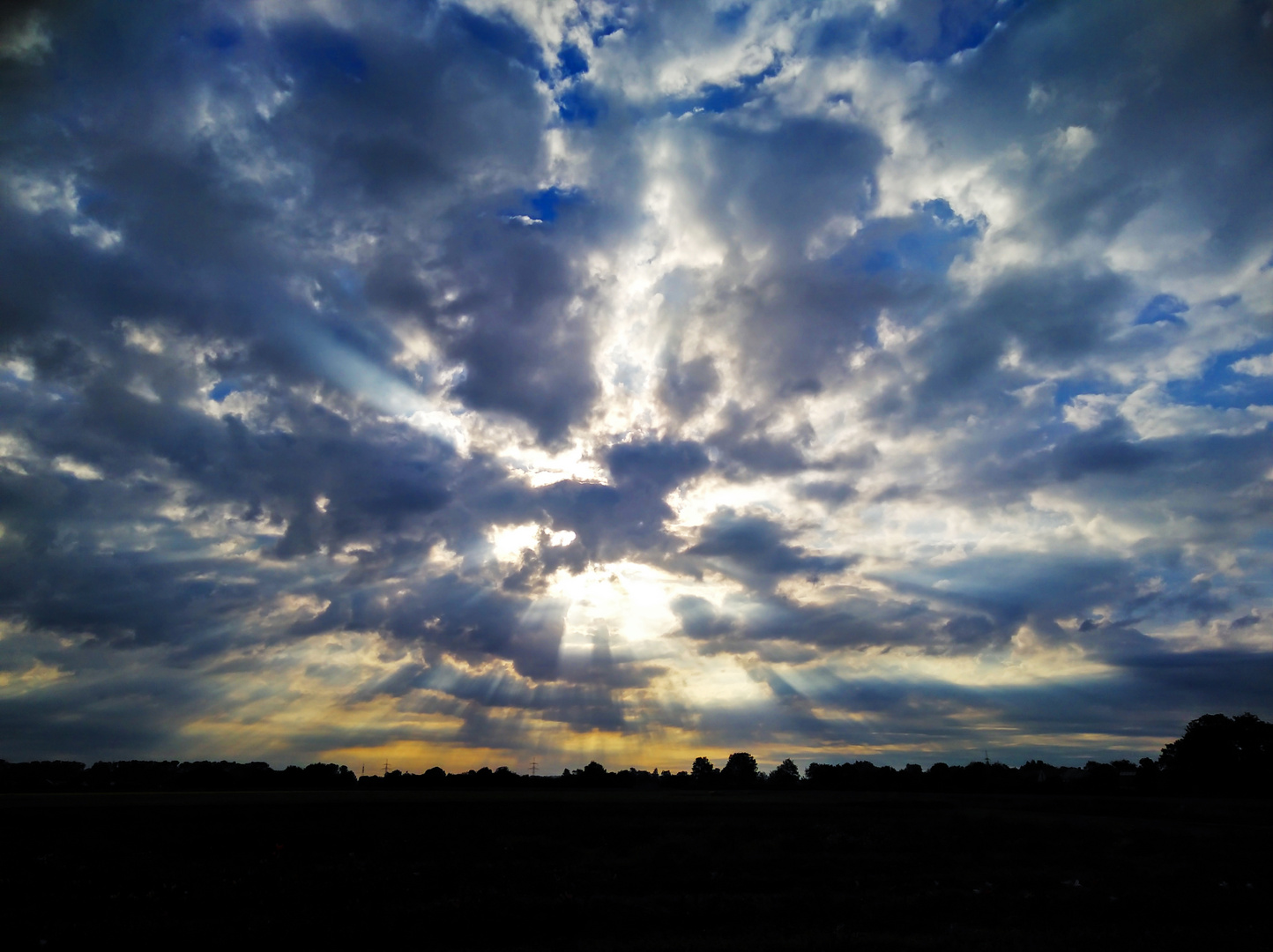 Wilde Wolken