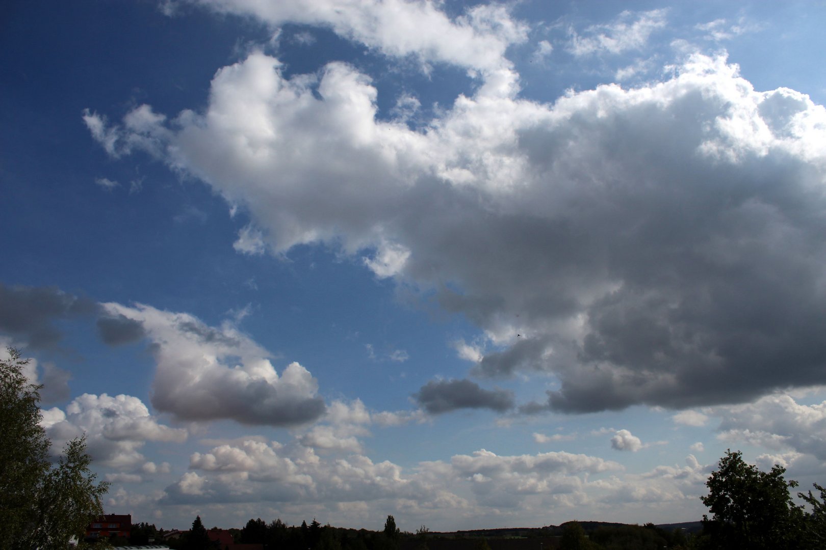 wilde Wolkenformation