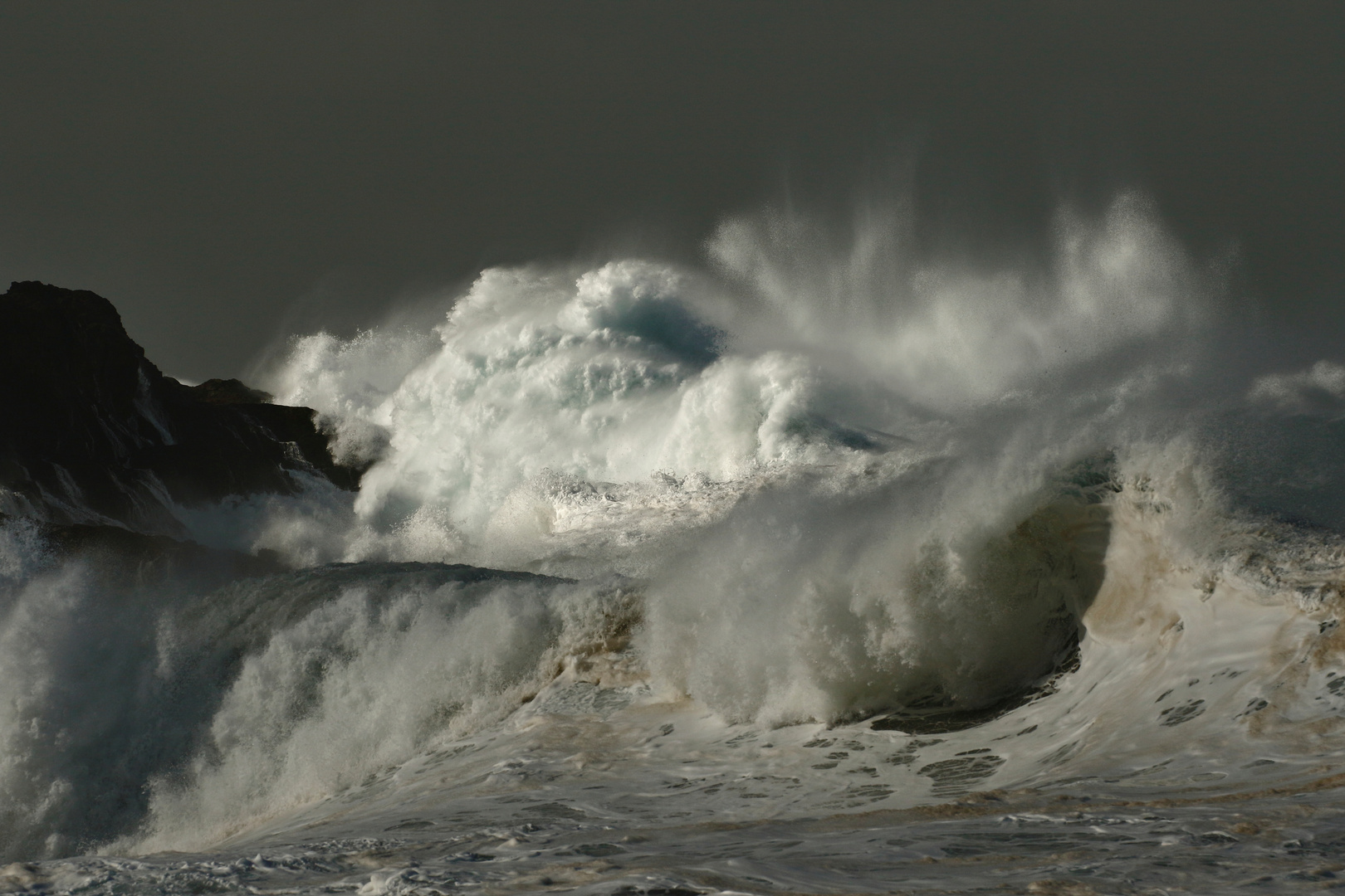 Wilder Atlantik vor La Palma