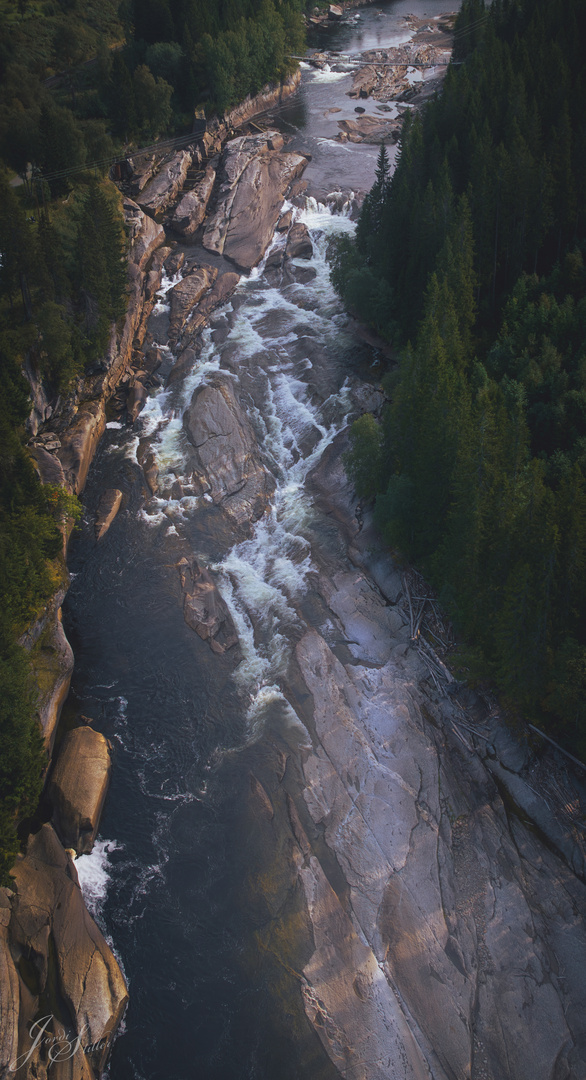 Wilder Fluss in Norwegen