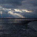 Wilder Himmel über'm Wattenmeer