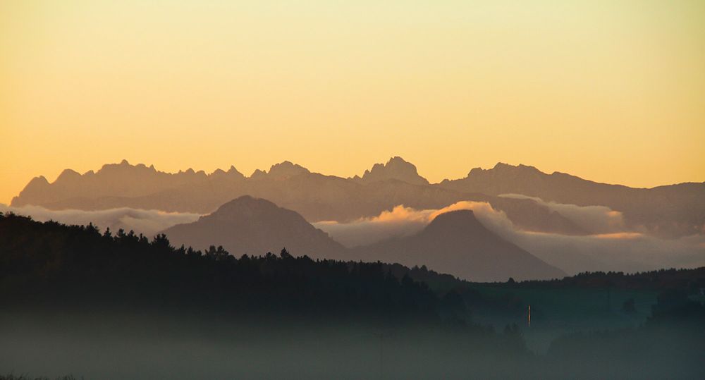 Wilder Kaiser am Morgen