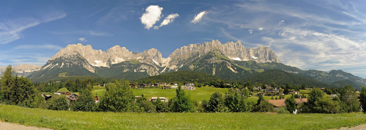 Wilder Kaiser bei " Kaiserwetter "