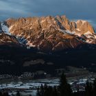 Wilder Kaiser im Abendlicht