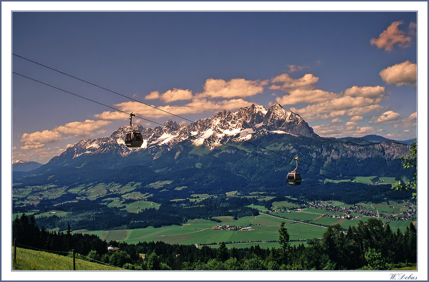 Wilder Kaiser im Abendrot