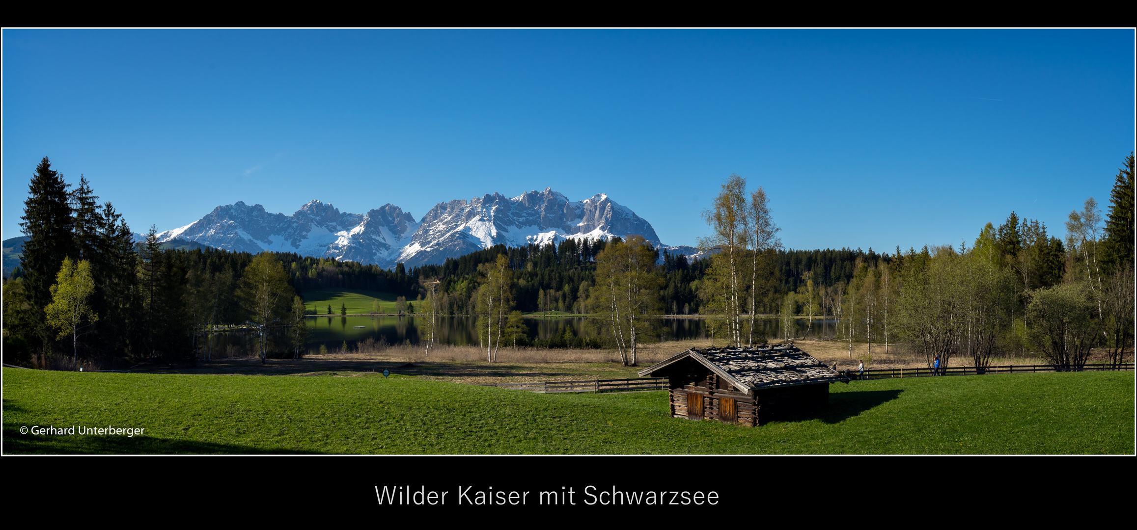 Wilder Kaiser mit Schwarzsee