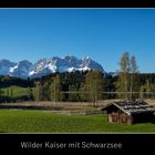 Wilder Kaiser mit Schwarzsee