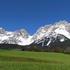 Wilder Kaiser nach dem ersten Herbstschnee