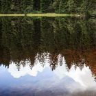 Wilder See fängt Himmel ein