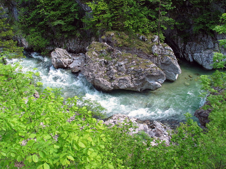 Wildes Wasser im Höllental zwischen Rax und Schneeberg