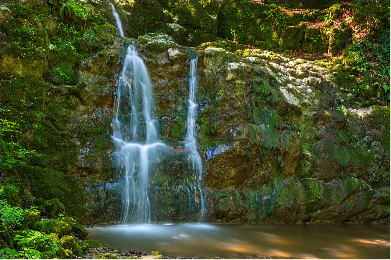 Wildkar Wasserfall im Teufelsgraben