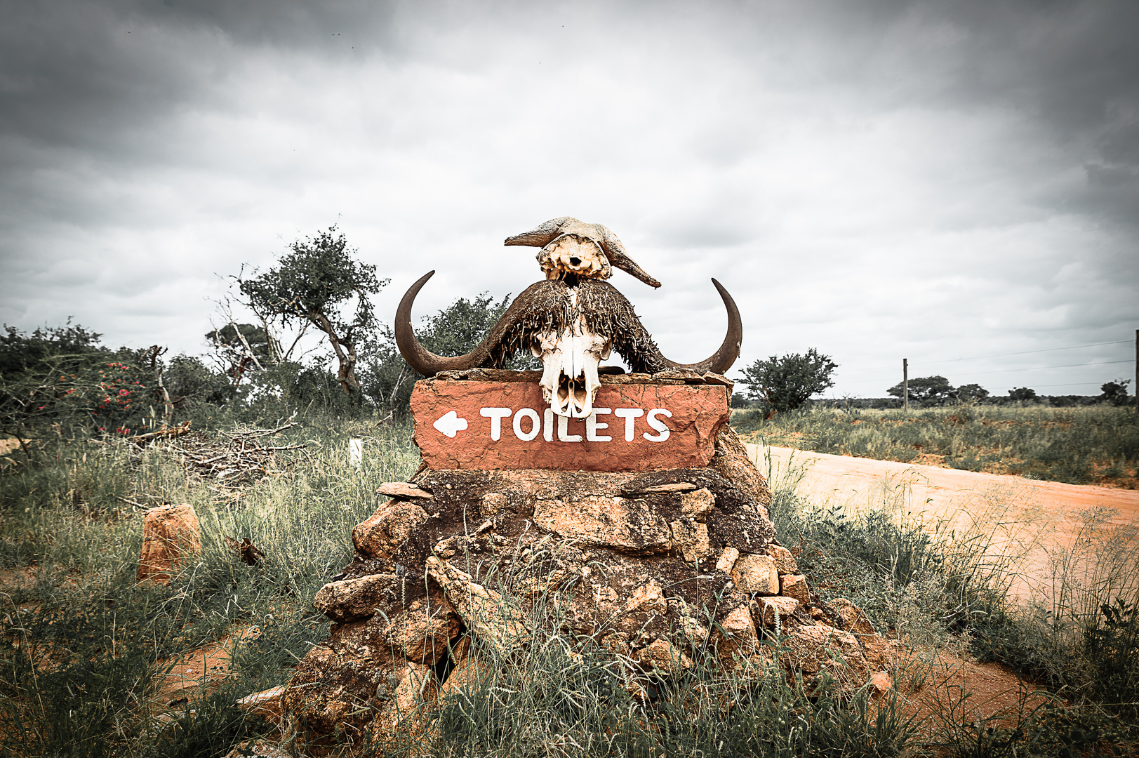 kenia safari toilette