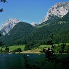 Wildromantischer Hintersee gegen Reiteralpe