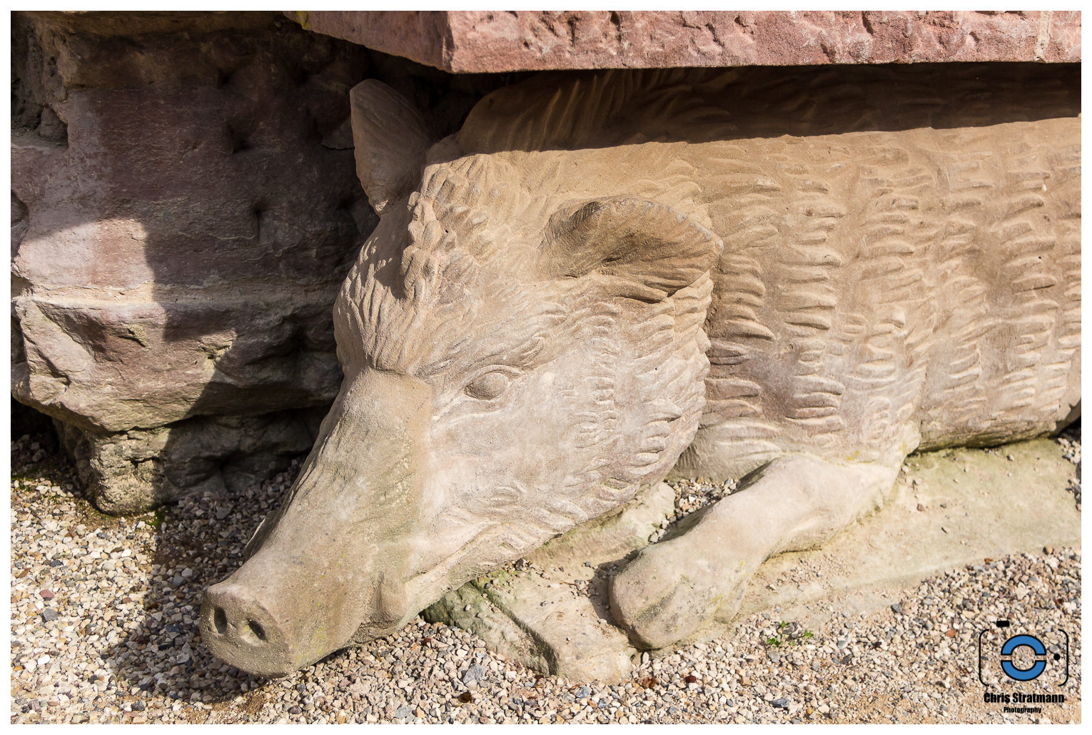 Wildschwein-Figur