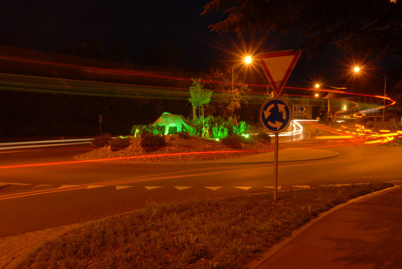 Wildschwein-Kreisel in Birmenstorf AG