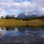 Wildsee mit seinen 3 Spiegelungen - in Bayern