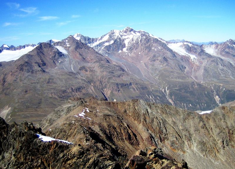 Wildspitze (Blick ab Kruizspitze)