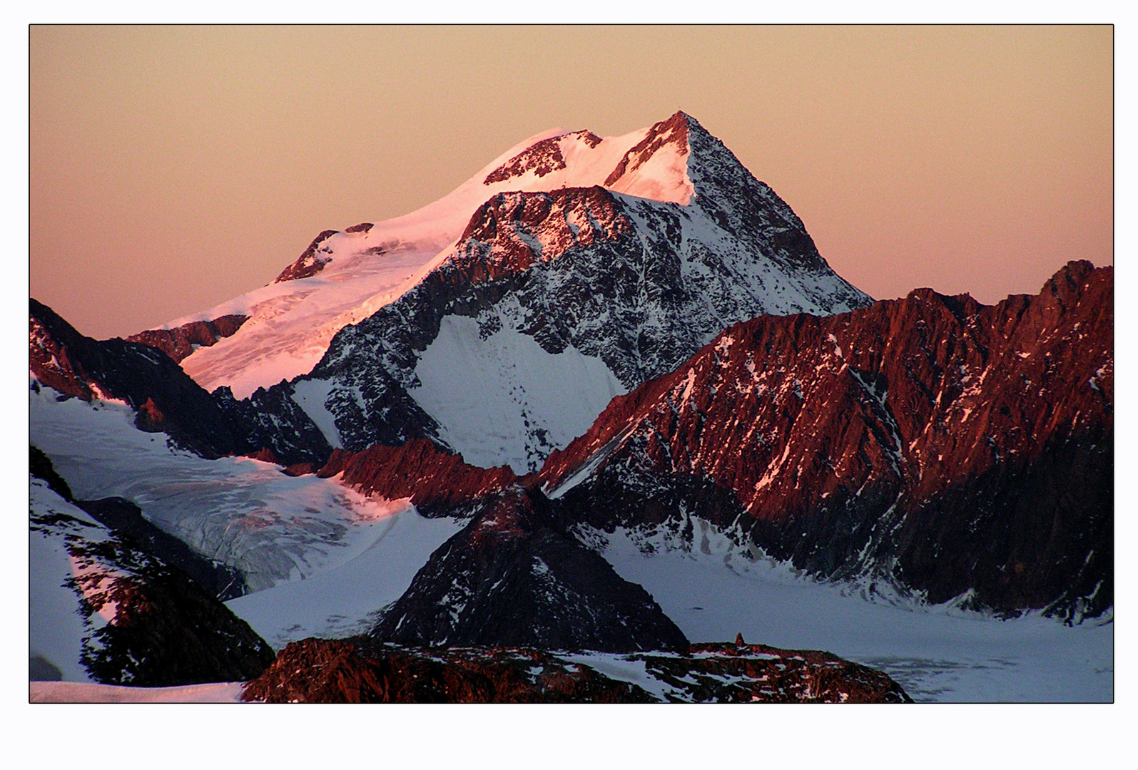 Wildspitze im Abendlicht