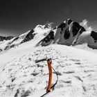 Wildspitze (im Hintergrund) mit 3.768 Metern Höhe der höchste Berg Nordtirols